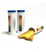 Meble i wyposażenie gabinetów medycznych - Papierki lakmusowe uniwrsalne 100 sztuk pH 0-12 BIOMUS - miniaturka - grafika 1