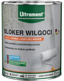 Ultrament Bloker wilgoci 1 kg - Grunty do ścian - miniaturka - grafika 2