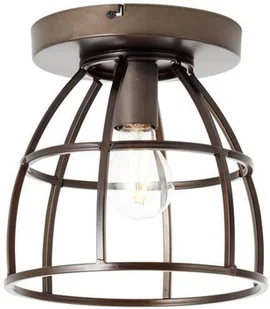 Brilliant Matrix HK17875S76 plafon lampa sufitowa 1x60W E27 czarny - Lampy sufitowe - miniaturka - grafika 2