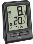 Inne urządzenia pomiarowe - TFA 30.3063.01 Bezprzewodowy czarny termometr czujnik temperatury 30.3232.02 w zestawie - miniaturka - grafika 1