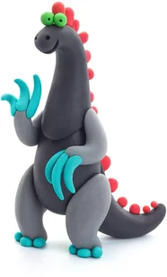 TM Toys Hey Clay Mega Dinos Masa plastyczna Ciastolina - Masy plastyczne - miniaturka - grafika 5