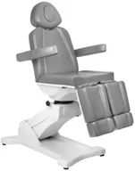 Fotele kosmetyczne - ACTIVESHOP FOTEL KOSMETYCZNY ELEKTR AZZURRO 869AS PEDI OBROTOWY 5 SILN SZARY activeshop-118764 - miniaturka - grafika 1