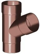 Rynny i akcesoria - Gamrat Trójnik fi 90/90/90 ciemny brąz 298540 - miniaturka - grafika 1