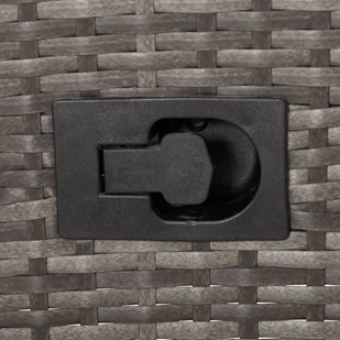 vidaXL 9-cz. zestaw mebli ogrodowych z poduszkami, polirattan, szary - Meble ogrodowe vidaXL 9-cz. zestaw mebli ogrodowych z poduszkami, polirattan, szary - Meble ogrodowe - miniaturka - grafika 11