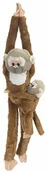 Maskotki i pluszaki - Wild Republic 15264  pluszowe zwierzątko  Hanging Monkey  trupia czaszka małpka, mama z Baby, 51 cm - miniaturka - grafika 1