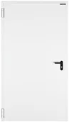 Drzwi zewnętrzne - Drzwi techniczne Technical 62.5 białe 90 lewe otwierane do wewnątrz - miniaturka - grafika 1