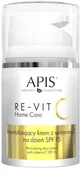 Balsamy i kremy do opalania - Apis Re-Vit C Home Care rewitalizujący krem z witaminą C na dzień SPF15 50ml 98351-uniw - miniaturka - grafika 1