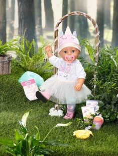 Baby Born lalka z magicznym smoczkiem dziewczynka w stroju jednorożca 43 cm - Lalki dla dziewczynek - miniaturka - grafika 2
