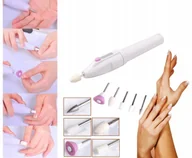 Zestawy do manicure i pedicure - Elektryczny zestaw do manicure pilnik komplet 7pcs - miniaturka - grafika 1