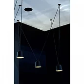 Lampy sufitowe - OxyLED TOCCA Czarno-złota LED 5x6W 3000K CRI>90 Lampa wisząca 457068 - miniaturka - grafika 1