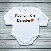 Body dla niemowląt - Poczpol Kocham cię dziadku - body niemowlęce PRZPOC-0-2531 - miniaturka - grafika 1
