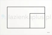 Przyciski spłukujące - TECE Velvet przycisk spłukujący biały 9240735 - miniaturka - grafika 1