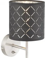 Lampy ścienne - Globo Lighting Oświetlenie Clarke Lampa ścienna Nikiel matowy, 1-punktowy 15229W - miniaturka - grafika 1