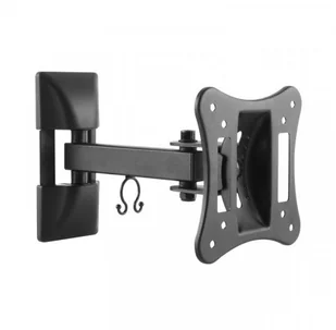 Cabletech Uchwyt do ściany wieszak 13-27 cali czarny LPA51-111 regulacja w pionie i w poziomie UCH0200 - Uchwyty do telewizora - miniaturka - grafika 2