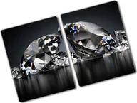 Deski do krojenia - Tulup Deska do krojenia Tulup Deska szklana płyta do kuchni Piwonie 2x40x52-89916715 tw2-ean-ko-2x40x52-f-127034858 - miniaturka - grafika 1