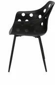 Krzesła - Intesi Krzesło Sajt czarne - miniaturka - grafika 1