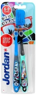 Jordan Szczoteczka do zębów DUO Easy Reach dla dzieci 6-9 lat) miękka 1 op-2szt Jordan - Pozostałe kosmetyki - miniaturka - grafika 2