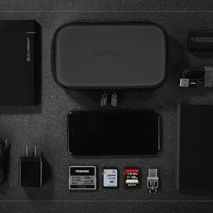 uGreen Etui na dysk twardy SSD i akcesoria GSM UGREEN M czarne 11226 - Etui na twarde dyski - miniaturka - grafika 2