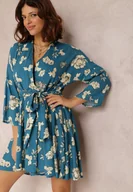 Sukienki - Niebieska Sukienka Thaleira - miniaturka - grafika 1