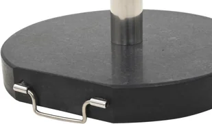 vidaXL Okrągła podstawa pod parasol, granitowa, 30 kg, czarna - Pozostałe meble ogrodowe - miniaturka - grafika 11