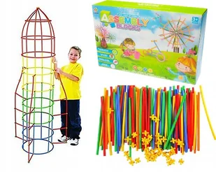 Kontext SŁOMKI DO BUDOWANIA 210 szt KLOCKI KONSTRUKCYJNE KX7503 - Zabawki konstrukcyjne - miniaturka - grafika 3