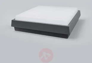 Lampenwelt.com Kwadratowa lampa sufitowa zewnętrzna LED Amra - Lampy ogrodowe - miniaturka - grafika 4