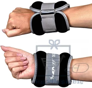 Movit Neoprenowe ciężarki mankiety odblaskowe - 2 x 1 kg - Pozostały sprzęt siłowy - miniaturka - grafika 19