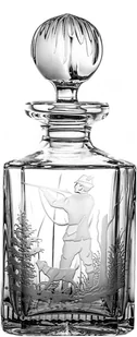 Crystaljulia Karafka do whisky brandy grawer myśliwski 16095) 16095 - Karafki - miniaturka - grafika 2