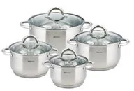 Kinghoff Garnki z pokrywką KH-4448, 8 elementów - Zestawy garnków i patelni - miniaturka - grafika 3