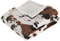 Narzuty - Atmosphera Narzuta na łóżko pled dekoracyjny z motywem krowy 130x160 cm B005NYQ912 - miniaturka - grafika 1