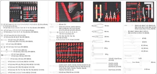 656 65669927 Wózek szafka serwisowa z narzędziami 7 szuflad 211 narzędzia wymiary 98x77x46,5 cm) 69927-uniw - Podnośniki 656 65669927 Wózek szafka serwisowa z narzędziami 7 szuflad 211 narzędzia wymiary 98x77x46,5 cm) 69927-uniw - Podnośniki - miniaturka - grafika 9
