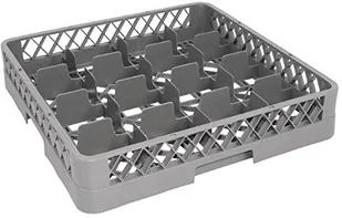 Vogue f612 szklany Rack, 16 przegródek, szary F612 - Akcesoria gastronomiczne - miniaturka - grafika 2