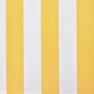 vidaXL Markiza automatyczna, 400 cm, żółto-biała - Markizy - miniaturka - grafika 2