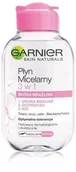 Płyny micelarne - Garnier Skin Naturals płyn micelarny 3w1 skóra wrażliwa 100ml 84970-uniw - miniaturka - grafika 1