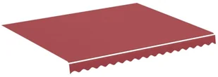 VidaXL Lumarko Zapasowa tkanina na markizę, burgundowa, 3x2,5 m 311965 VidaXL - Markizy - miniaturka - grafika 2