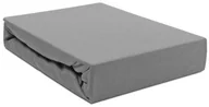 Prześcieradła - Darymex Prześcieradło Jersey z gumką szare 140x200 dx-140-pjr-034 - miniaturka - grafika 1