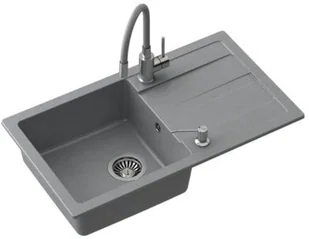 STEINER ZPM7744SZ3623500BL Pronto Max szary + bateria - Zlewozmywaki - miniaturka - grafika 2