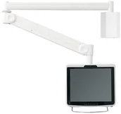 Uchwyty do monitorów - NEWSTAR NEWSTAR Uchwyt NEWSTAR FPMA-HAW100 (10" - 24"; max. 6kg; Obrotowy, sufitowy, ścienne; kolor kremowy) - miniaturka - grafika 1