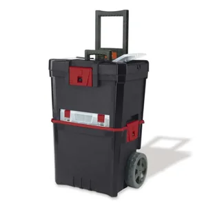 KETER Walizka na narzędzia na kółkach 17181812) Czarny/Czerwony - Pozostałe wyposażenie warsztatu - miniaturka - grafika 4