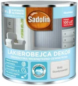 Lakiery do drewna - Sadolin Lakierobejca Dekor Biały skandynawski 0 25 l - miniaturka - grafika 1