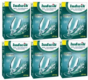 Ludwik Sól Ochronna Do Zmywarek 1,5KG x 6 szt - Środki do zmywarek - miniaturka - grafika 2