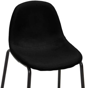 vidaXL 3-częściowy zestaw mebli barowych, tkanina, czarny 8719883854922 - Stoły z krzesłami - miniaturka - grafika 7