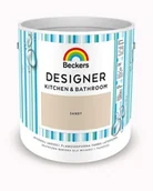 Farby wewnętrzne - Beckers Emulsja Designer Kitchen&amp;Bathroom Sandy 2,5 l - miniaturka - grafika 1
