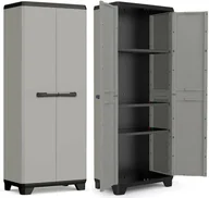 Pozostałe wyposażenie warsztatu - KETER Wodoszczelna szafa wielofunkcyjna KIS TITAN XL tall - czarno-szary - tall tall - miniaturka - grafika 1