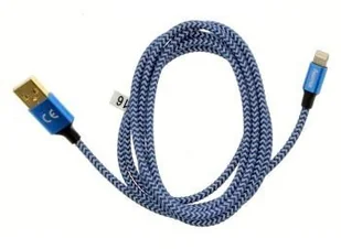 Hama Kabel Reflected USB Typ A-USB typ C 1.5M Niebieski - Kable USB - miniaturka - grafika 6