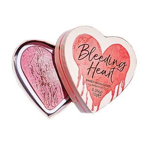 Revolution Makeup Makeup Revolution Rozświetlacz do Twarzy Bleeding Heart MUR-8050 - Rozświetlacze do twarzy i ciała - miniaturka - grafika 4