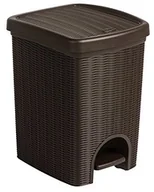 Kosze na śmieci - Stefanplast Stefan Plast 30801 kosz na śmieci, o wyglądzie rattan z tworzywa sztucznego, 31 x 27,5 x 39 cm 30801 - miniaturka - grafika 1