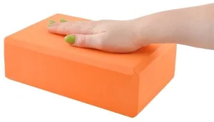 Iso Trade Kostka do yogi - pomarańczowa 5902367979058 - Klocki do jogi - miniaturka - grafika 4