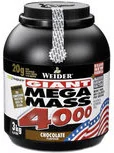 Weider Mega Mass 4000, 3000 g - Odżywki na masę - miniaturka - grafika 3