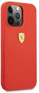 Ferrari FESSIHCP13XRE iPhone 13 Pro Max 6,7" czerwony/red hardcase Silicone hurtel-88424-0 - Etui i futerały do telefonów - miniaturka - grafika 4